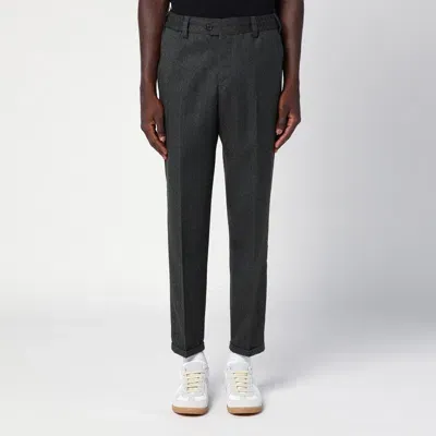 Pt Torino The Rebel Wool Trousers In Green