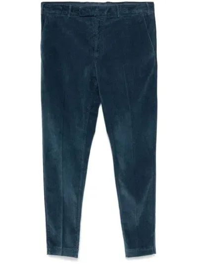 Pt Torino Rebel Straight Pants In Blue