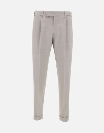 Pt Torino Trousers In Grey