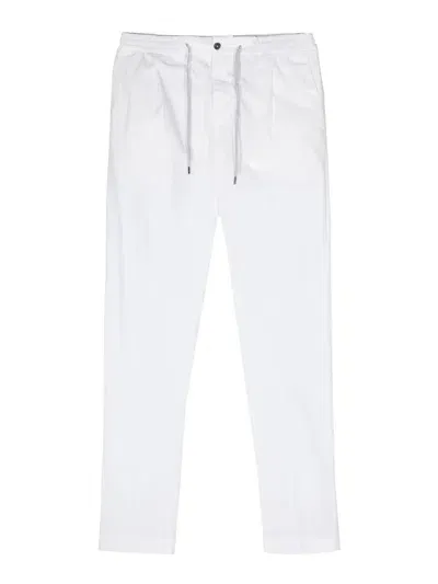 Pt Torino Mid-rise Tapered Chinos In White