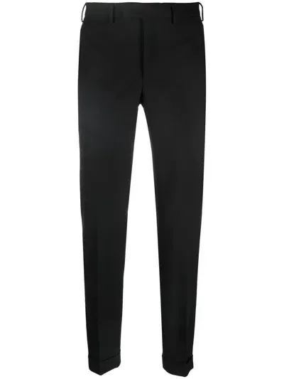 Pt Torino Pantaloni Sartoriali Dritti In Black