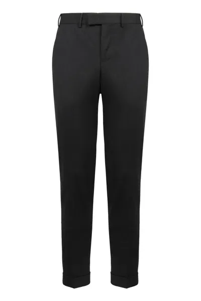 Pt01 Chino Pants In Wool Blend In Grey