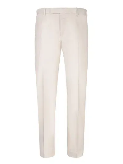 Pt01 Dieci Light Beige Trousers