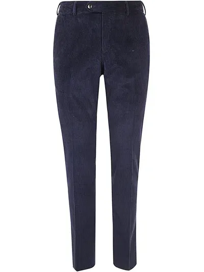 Pt01 Man Trousers Slim Jogger In Blue