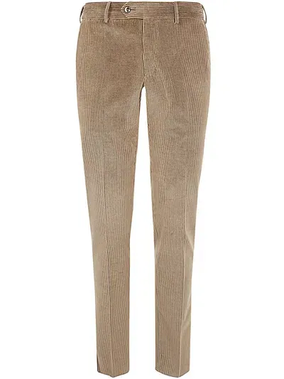 Pt01 Man Trousers Slim Jogger In Nude & Neutrals