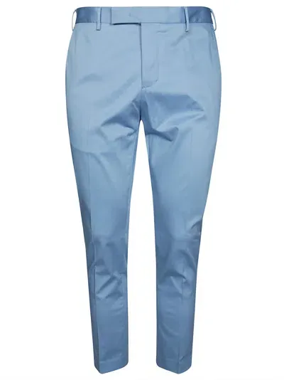 Pt01 Pantalone Dieci Stretch In Light Blue