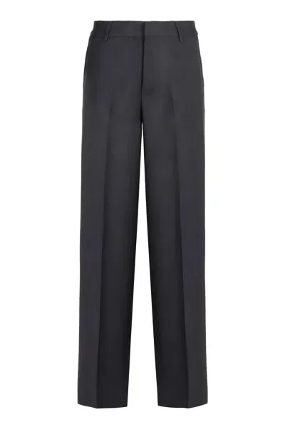 Pt01 Straight-leg Trousers In Black