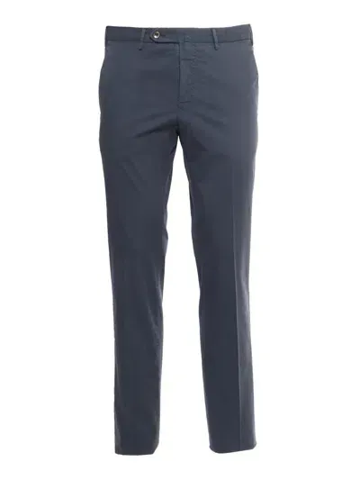 Pt01 Superslim Blue Trousers In Multi