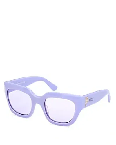 Pucci Butterfly Sunglasses, 51mm In Purple/purple Solid