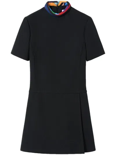 Pucci Cady-texture Mini Dress In Black