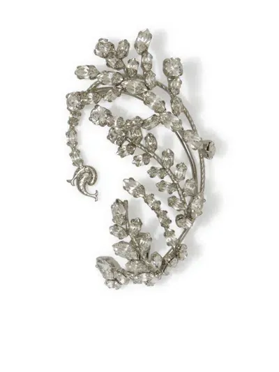 Pucci Crystal-embellished Ear Cuff In Silver