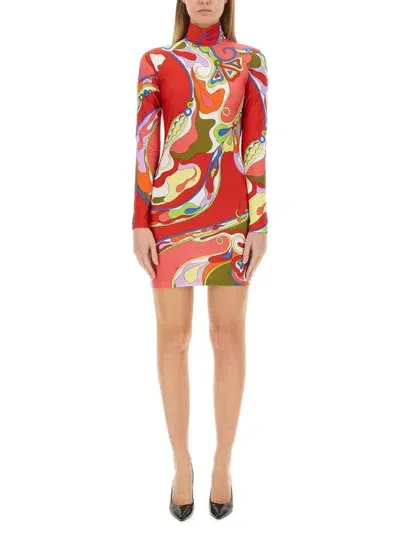 Pucci Dress With Print In Multicolour