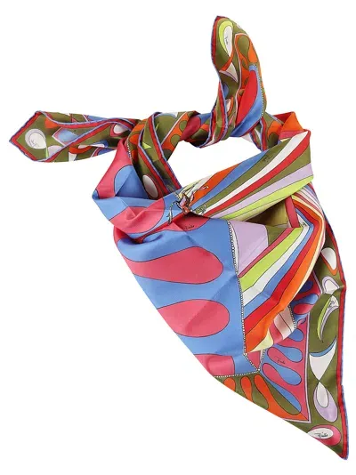 Pucci Foulard 90x90 - Silk Twill In Multicolor