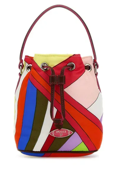 Pucci Handbags. In Printed