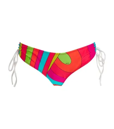 Pucci Iride Bikini Bottoms In Pink