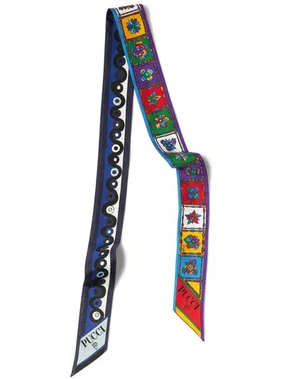 Pucci Iride Festa-print Silk Scarf In Multicolour