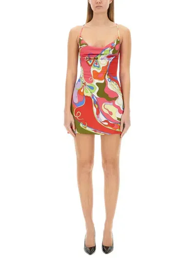 Pucci Mini Dress In Multicolour