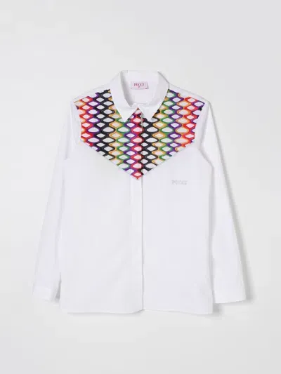 Pucci Shirt  Kids Color White In Weiss