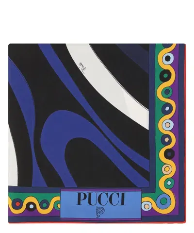 Pucci Silk Foulard In Multicolor