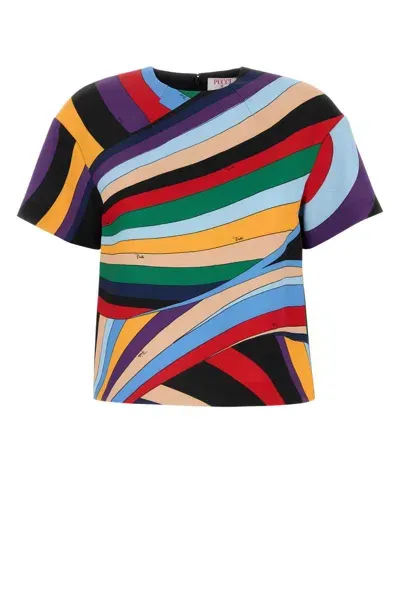 Pucci T-shirt In Printed