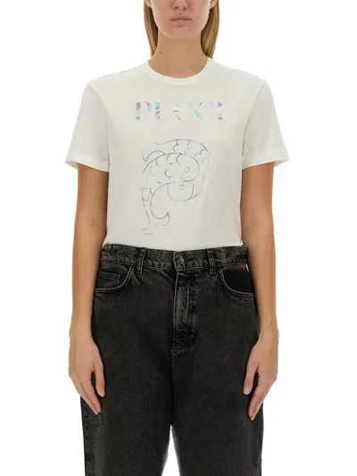 Pucci T-shirt With Logo In White