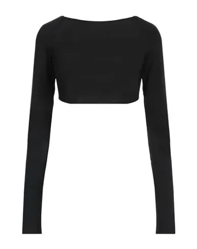 Pucci Open Back Crop Top In Black