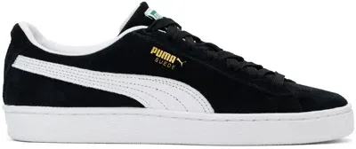 Puma Black Suede Classic Xxi Sneakers In Schwarz