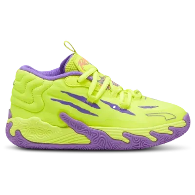 Puma Boys Preschool   Mb.03 Spark In Purple/yellow