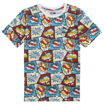 Puma Kids' Boys   Comic Printed T-shirt In Multi