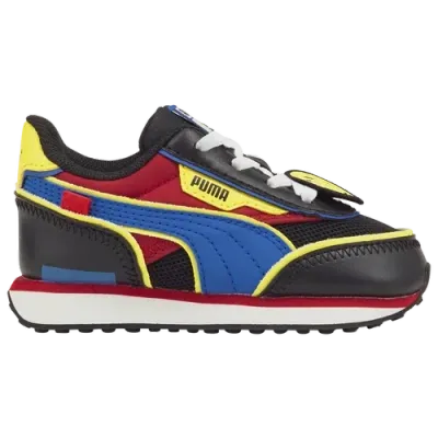 Puma Boys   Future Rider Smiley In Black/red/blue