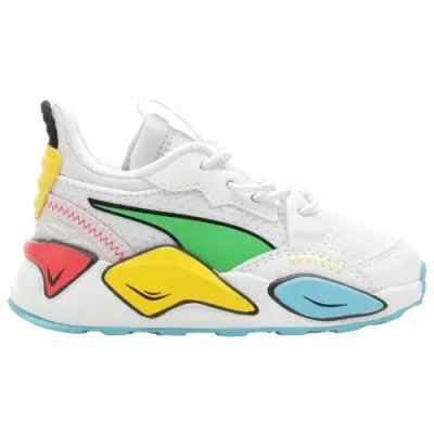 Puma Boys   Rs-xl Comic Brights Ac In Pele Yellow/ White/ Green