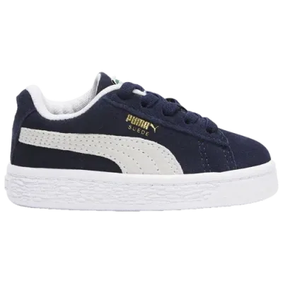 Puma Boys   Suede Classic In Peacoat/white