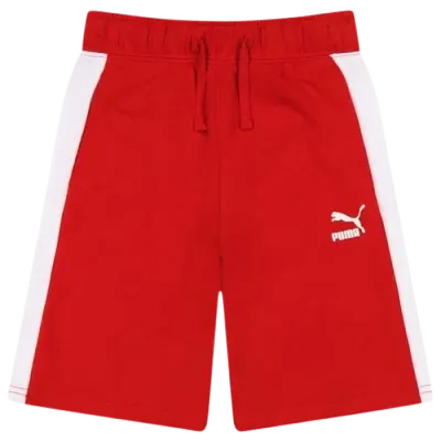 Puma Boys   T7 Shorts In White/red