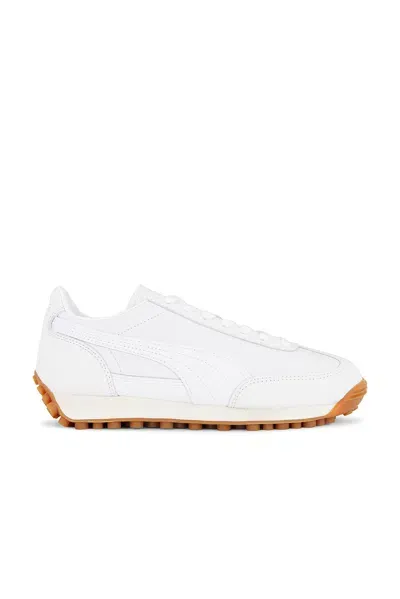 Puma Easy Rider Sneaker In  White & Frosted Ivory