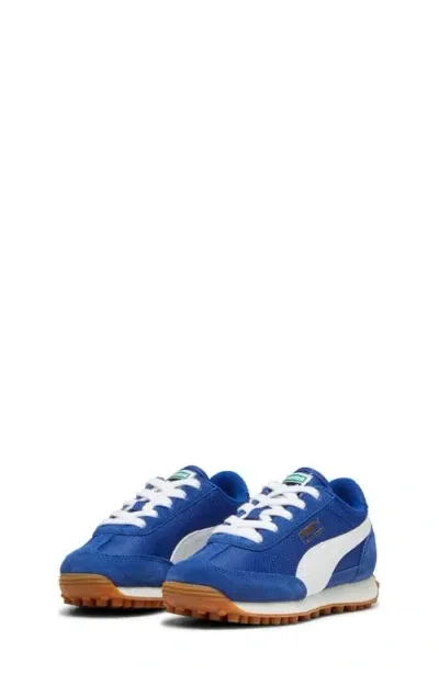 Puma Kids' Easy Rider Sneaker In Clyde Royal- White