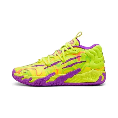 Puma Mens  Mb.03 Spark In Safety Yellow-purple Glimmer