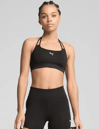 Puma Move Strappy Bra In Black