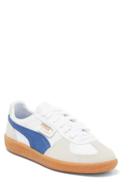 Puma Palermo Leather Sneaker In Blue