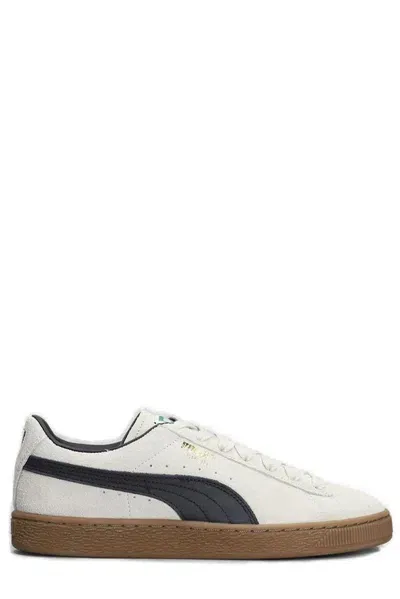 Puma Round Toe Lace In Weiss