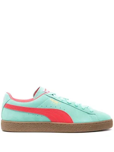 Puma Suede Terrace Sneakers In Green