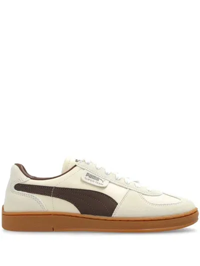 Puma Super Team St.pauli Sneaker In Sugared Almond-espresso Brown