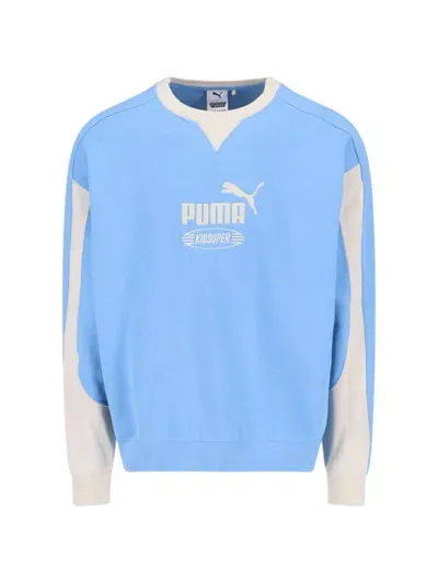 Puma Sweaters In Light Blue