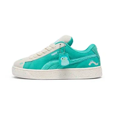 Puma Women's X Squishmallows Suede Xl Winston Sneakers In Snow/elektro Pool