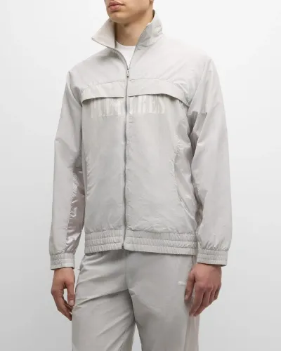 Puma X Pleasures Men's Cellerator Track Jacket In Grey