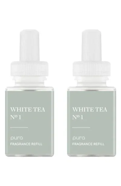 Pura 2-pack Diffuser Fragrance Refills In White Tea No 1