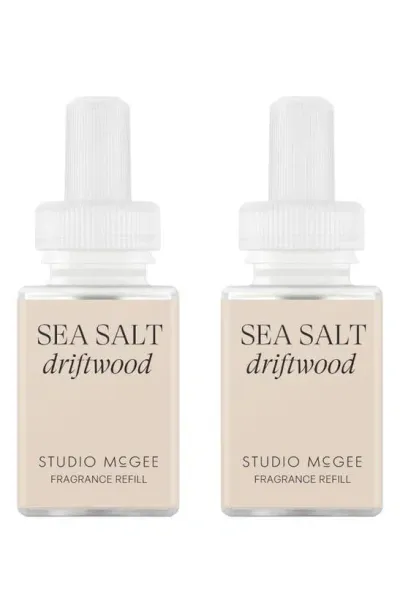 Pura X Studio Mcgee Sea Salt Driftwood 2-pack Diffuser Fragrance Refills