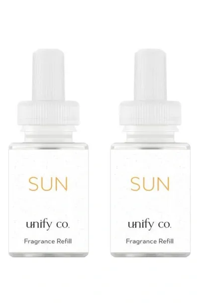 Pura X Unify Co. 2-pack Diffuser Fragrance Refills In Burgundy