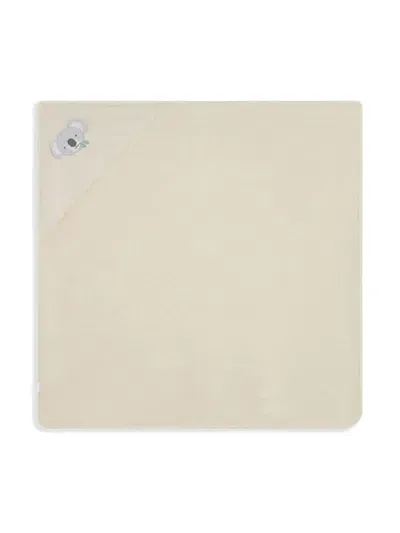 Purebaby Koala Organic Cotton Towel In Nude