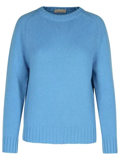 Puro Tatto Light Blue Cashmere Sweater