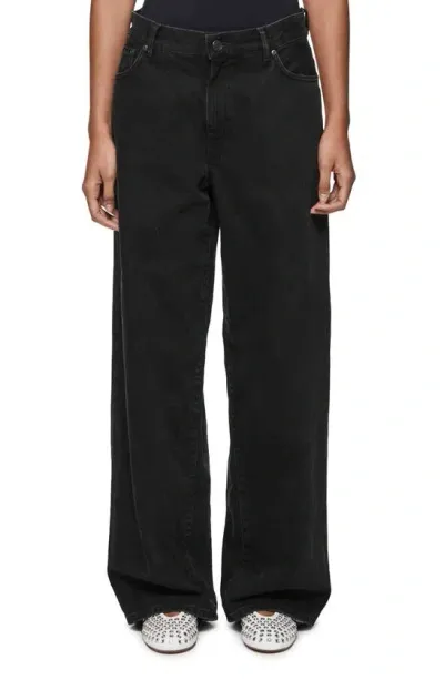 Purple Brand Baggy Wide Leg Jeans In Black